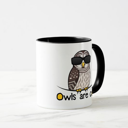 De eigenaar is cool. mok (Voorkant rechts)