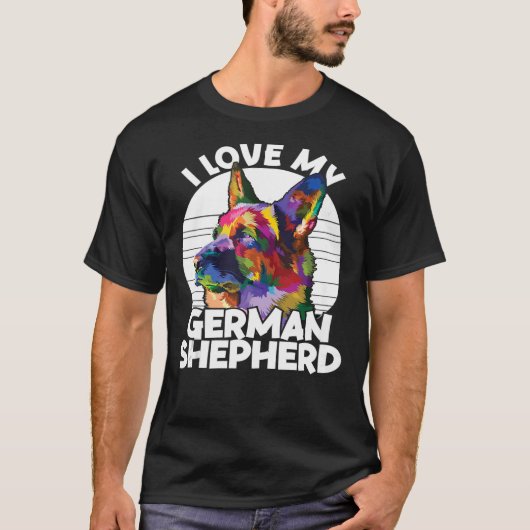 De eigenaar van mijn duitse herder Dog Pet T-shirt (Voorkant)