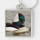 De eigenaardige buffelstoot op het meer sleutelhanger (Voorkant)