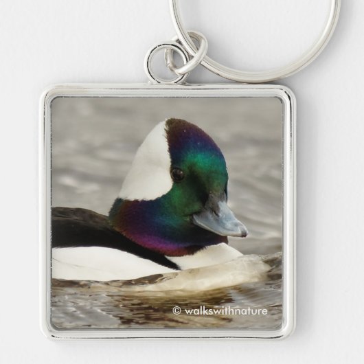 De eigenaardige buffelstoot op het meer sleutelhanger (Voorkant)