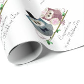 De eigenaars van het huwelijk van Cute Wedding fel Cadeaupapier (Rol Hoek)