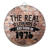 De eigenlijke legende is geboren in 1976 in het da dartbord (Voorkant)