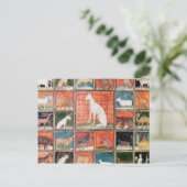 De eigenschappen van beesten: de zoogdieren briefkaart (Staand voorkant)