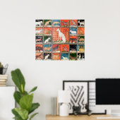 De eigenschappen van beesten: de zoogdieren poster (Thuiskantoor)