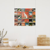 De eigenschappen van beesten: de zoogdieren poster (Keuken)