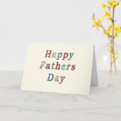 De eigentijdse Kaart van het Vaderdag (Gele Bloem)