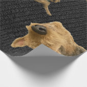 De eigenwijze Airedale-cadeaupapier Cadeaupapier (Hoek)