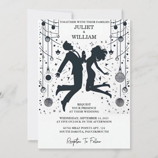 De eigenzinnige Funky Unique Humor Meme Funny Wedd Kaart (Voorkant)