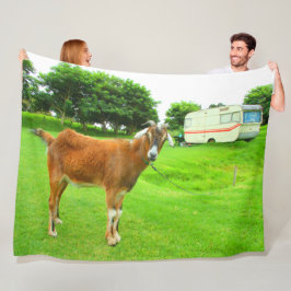 DE EIGENZINNIGE GEIT FLEECE DEKEN