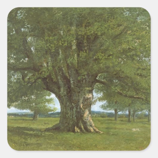 De eikel van Flagey, vercingetorix genaamd Vierkante Sticker (Voorkant)