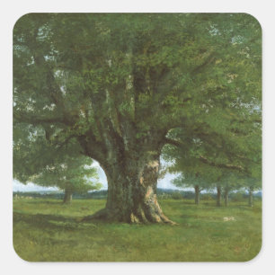 De eikel van Flagey, vercingetorix genaamd Vierkante Sticker