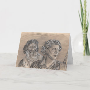 De Eiken Koning van de Koning van de hulst Feestdagen Kaart