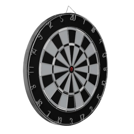 De eikenhouten stad dartbord (Voorkant Links)