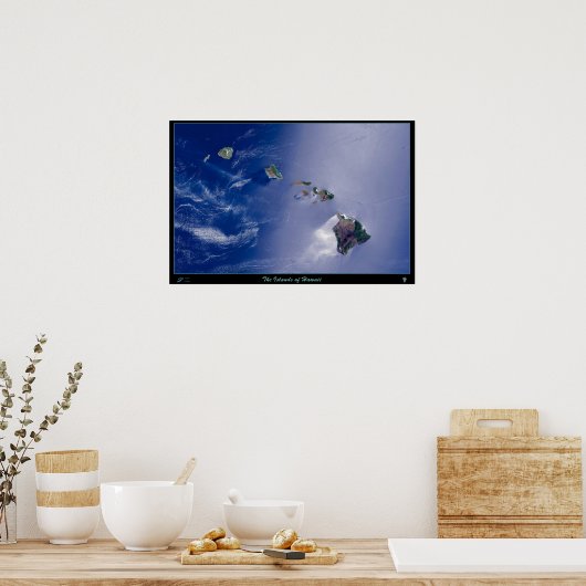 De eilanden van het poster van Hawaï (Keuken)