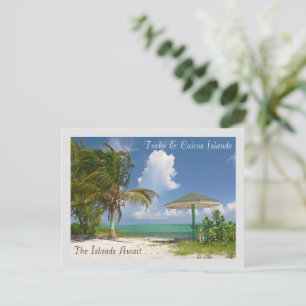 DE EILANDEN WEGWACHT/TURKS EN DE CAICOS-EILANDEN BRIEFKAART