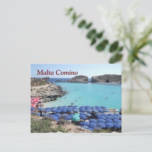 De eilandengroep Malta Briefkaart (Staand voorkant)