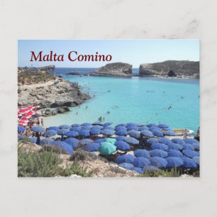 De eilandengroep Malta Briefkaart