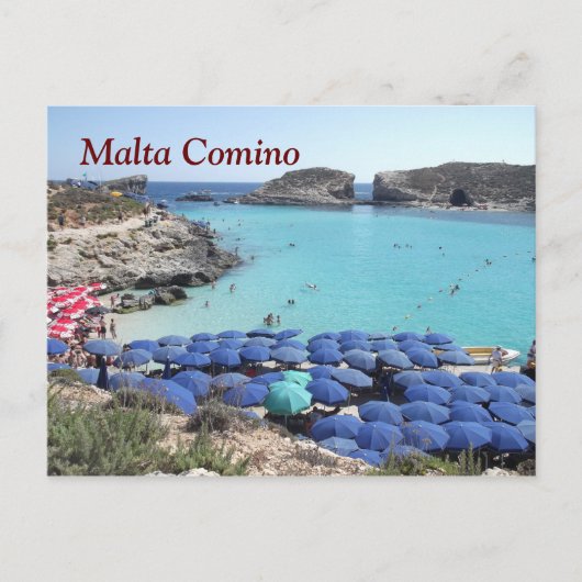 De eilandengroep Malta Briefkaart (Voorkant)
