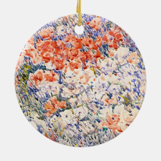 De eilandtuin | Childe Hassam Keramisch Ornament (Achterkant)