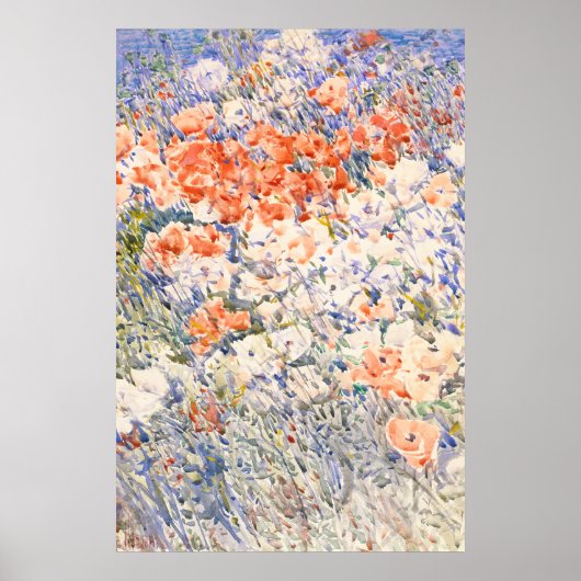 De Eilandtuin van Childe Hassam. Poster (Voorkant)