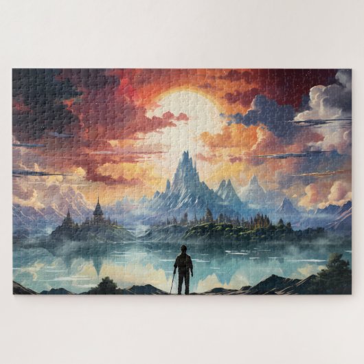 De Eindbestemming Bereikt Legpuzzel (Horizontaal)