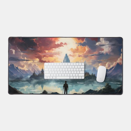 De eindbestemming is bereikt bureaumat (Keyboard & Muis)