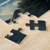 De eindbestemming is bereikt legpuzzel (Zijkant)