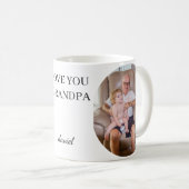 De eindeloze liefde van opa koffiemok (Voorkant rechts)