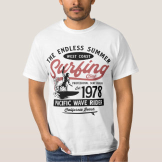 De eindeloze zomer westkust die Mannen T-Shirt ove