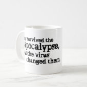 De eindigende mok van de Reeks (Voorkant links)