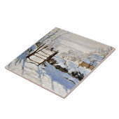 De Ekster, beroemd schilderij van Claude Monet, Tegeltje (Zijkant)