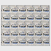 De Ekster, beroemd schilderij van fijne kunst,  Cadeaupapier (Vlak)