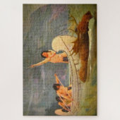 De elandjacht George de Forest Brush 1888 Legpuzzel (Verticaal)