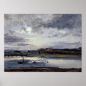 De Elbe en de New Town, Dresden Poster (Voorkant)