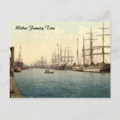 De Elbe, Hamburg, Duitsland Briefkaart (Voorkant)