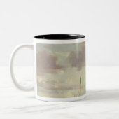 De Elbe in Blankenesee Tweekleurige Koffiemok (Links)