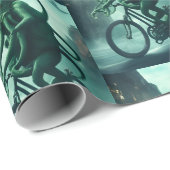 De Eldritch Fietser: Cthulhu rijdt op de fiets Cadeaupapier (Rol Hoek)