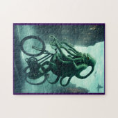 De Eldritch Fietser: Cthulhu rijdt op de fiets Legpuzzel (Horizontaal)