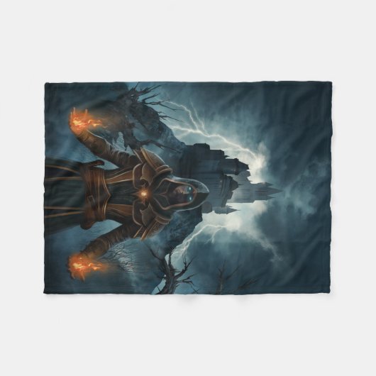 De Eldritch Knight Fleece Deken (Voorkant (Horizontaal))