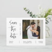 De Elegant Minimale Foto van de Code van het Manus Kaart (Staand voorkant)