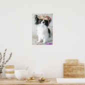 De Elegant Papillon Poster (Keuken)
