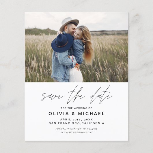 De Elegant van de begroting sparen de Datum Handge (Achterkant)