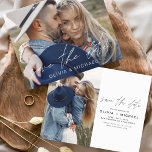De Elegant van de begroting sparen de Datum Handge Flyer<br><div class="desc">Het handgeschreven Bouw van de Begroting bewaart de Kaarten van de Datum die een foto op de voor en rug hebben. Sparen de Herfst van de Datum, de Herfst, de Winter, de Lente of de kaarten van de Zomer bevatten een moderne hand geschreven cursieve manuscripttypografie die elegant, eenvoudig en modern...</div>