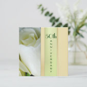 De elegante 50ste Uitnodiging van het Jubileum (Staand voorkant)