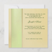 De elegante 50ste Uitnodiging van het Jubileum (Achterkant)