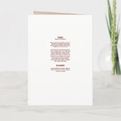 De elegante BegrafenisSjabloon van het Programma (Achterkant)