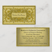 De Elegante Beroeps van de Herfst van Adlamchelle Visitekaartje (Voorkant / Achterkant)