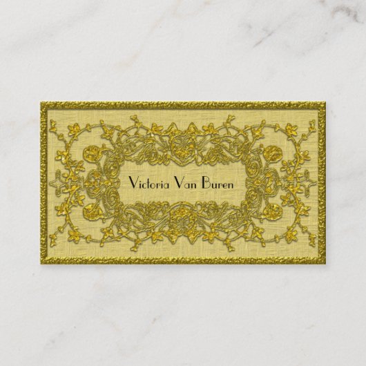 De Elegante Beroeps van de Herfst van Adlamchelle Visitekaartje (Voorkant)