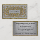 De Elegante Beroeps van de Winter van Adlamchelle Visitekaartje (Voorkant / Achterkant)