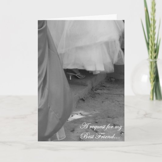 De elegante Beste Kaart van het Verzoek van het (Voorkant)